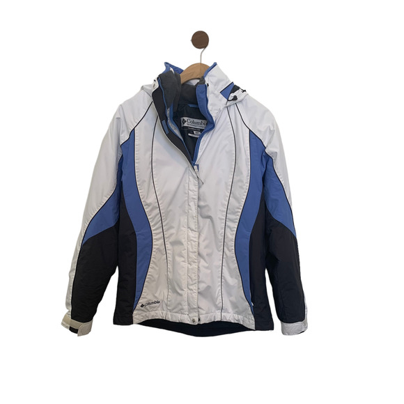 Columbia Coat Size Medium Interchange Long Sleeve Hooded Full Zip-up